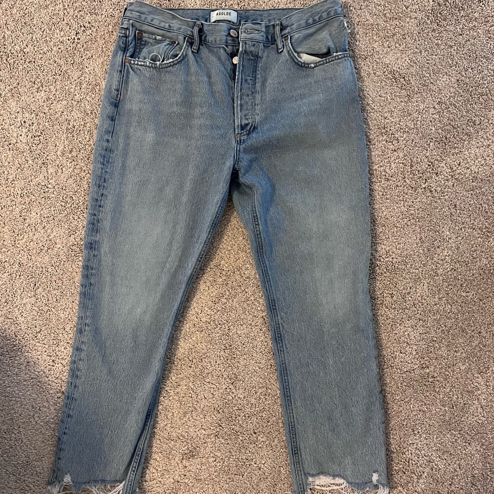 AGOLDE Riley crop jeans